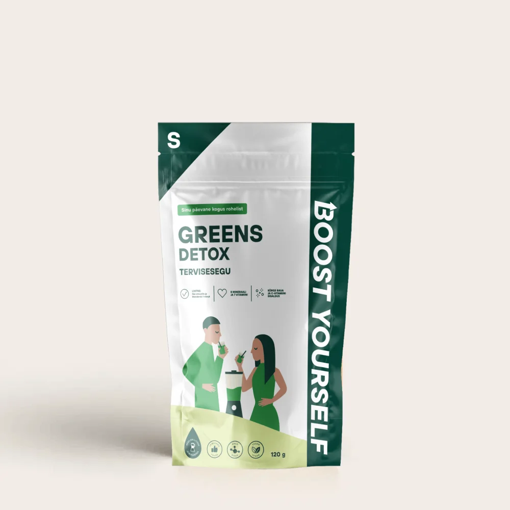 Boost Yourself Greens Detox tervisesegu smuutidele 120g