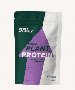 Boost Yourself Training plant protein camu camu dewberry 300g.