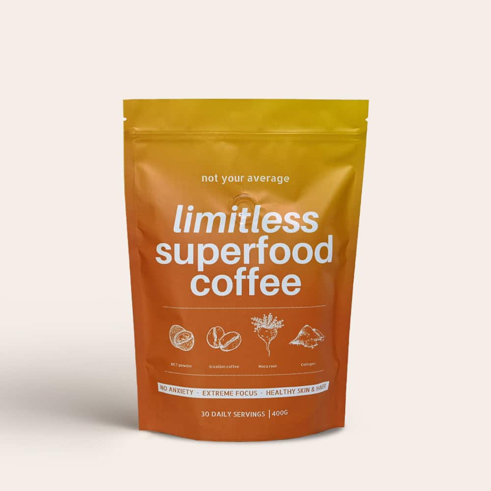 Not Your Avarage Limitless Superfood Coffee Collagen + MCT Oil 400g