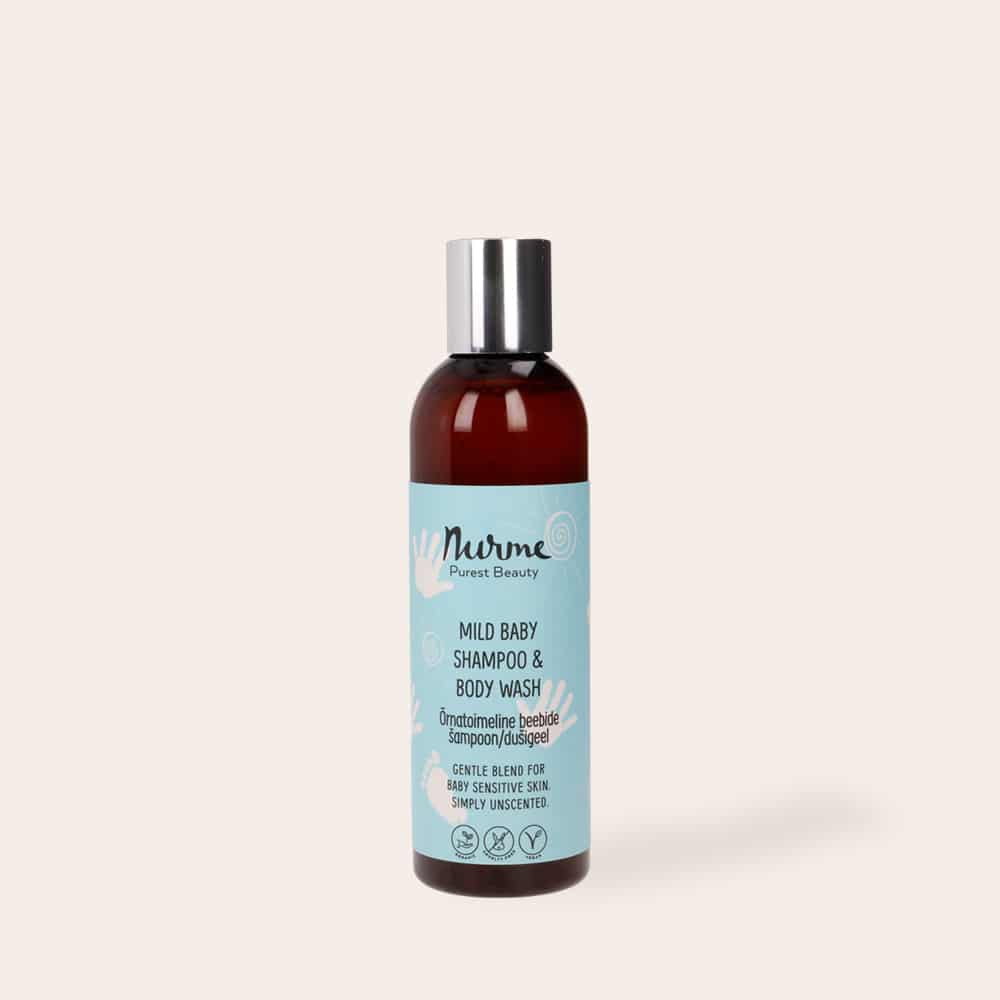 NURME Õrnatoimeline beebide šampoon dušigeel 200 ml
