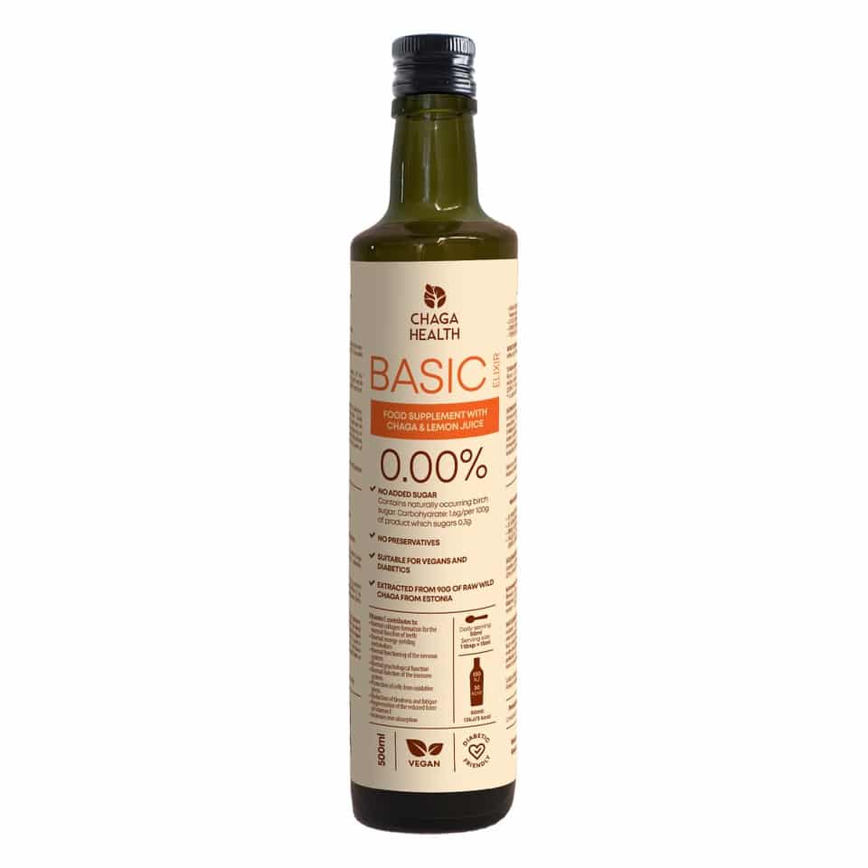 BASIC Elixir Chaga & sidrunimahl 500 ml Chaga