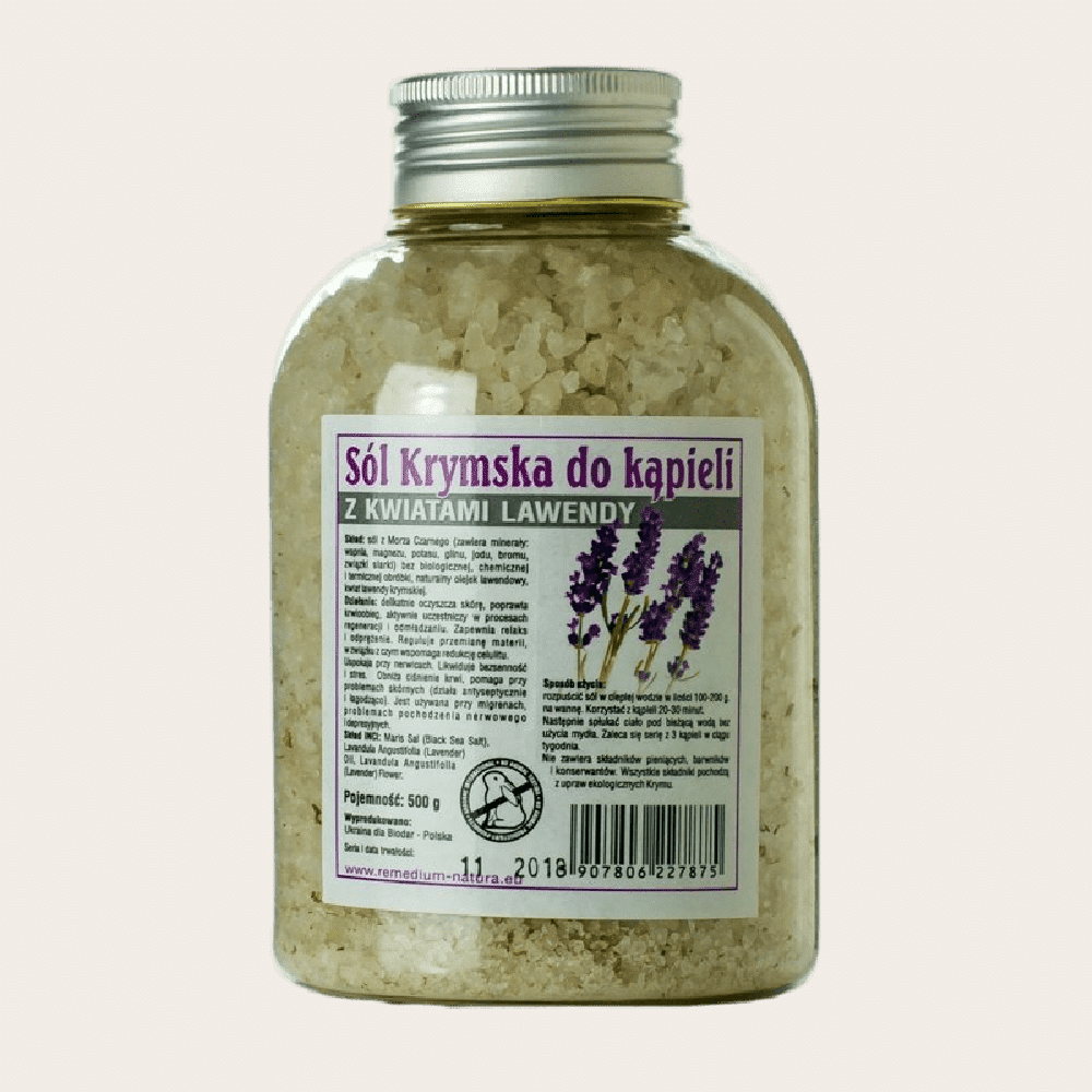 Remedium Natura Musta mere vannisool lavendliga 500g Boost Yourself