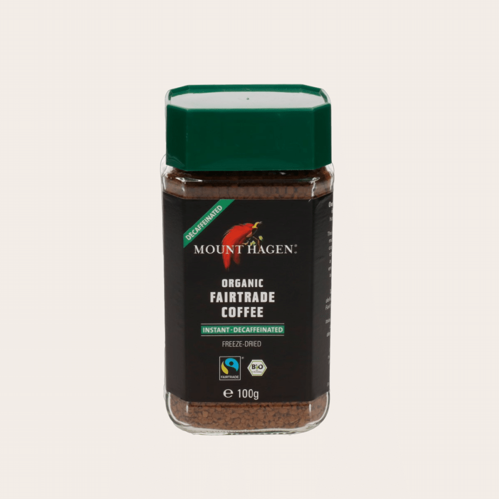 Mount Hagen Lahustuv kohv kofeiinivaba 100g Boost Yourself