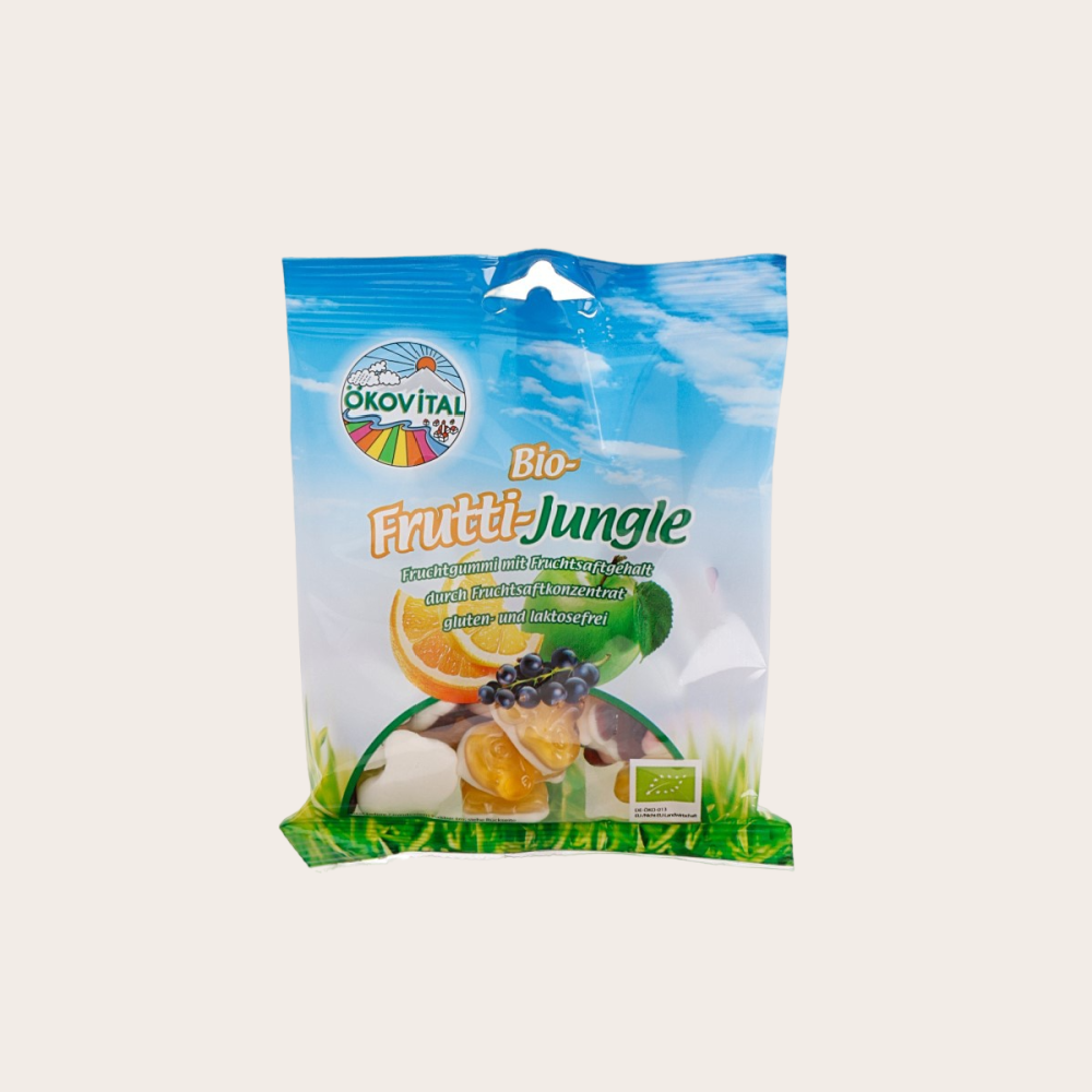 Okovital Kummikommid Bio Frutti Jungle 80g Boost Yourself