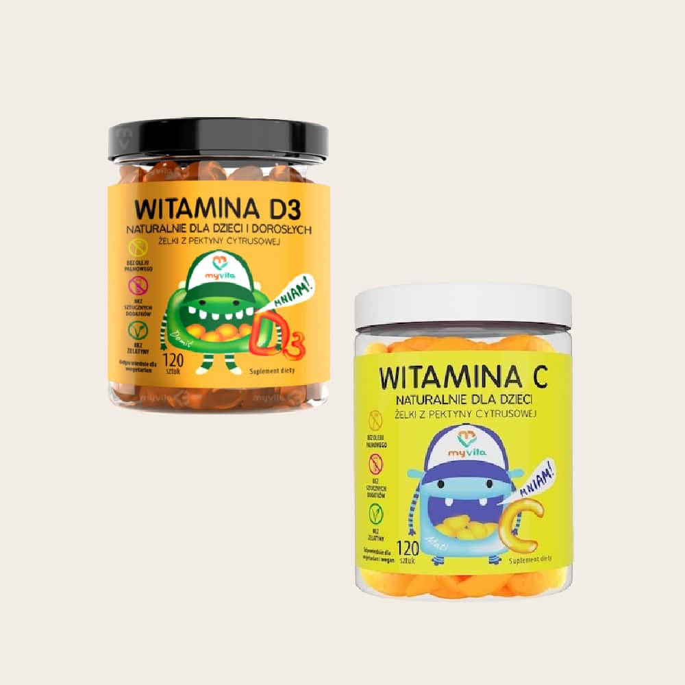 MyVita vitamiinide Megapakk kummikommid lastele D3 vitamiin 1000 IU N120C vitamiin N120 Boost Yourself
