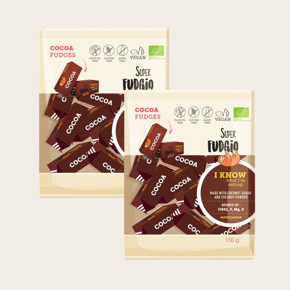 Super Fudgio Megapakk Pehmed iirisekommid 2 150g Kakao 1 paki hind 350 Boost Yourself