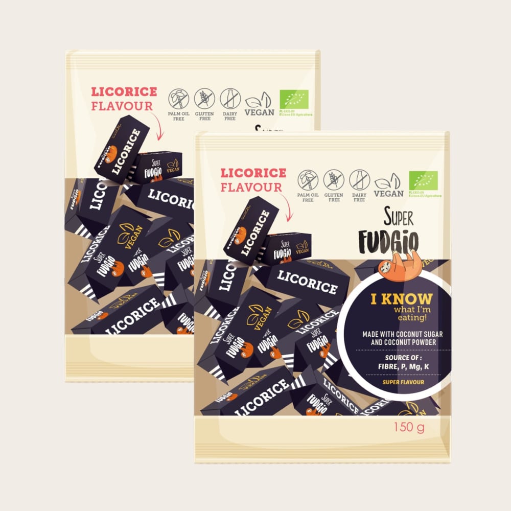 Super Fudgio Megapakk Pehmed iirisekommid 2 150g Lagrits 1 paki hind 350 Boost Yourself