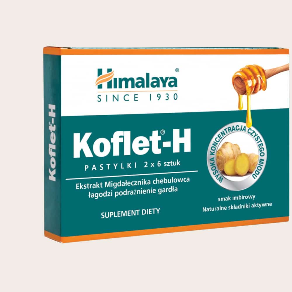 Himalaya Koflet H ingveriga pastillid 2 x 6 tk Boost Yourself