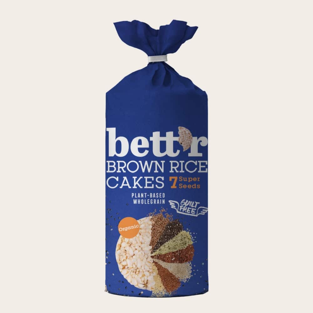 Bett`r Рисовые кексы 7 суперсемян 120г