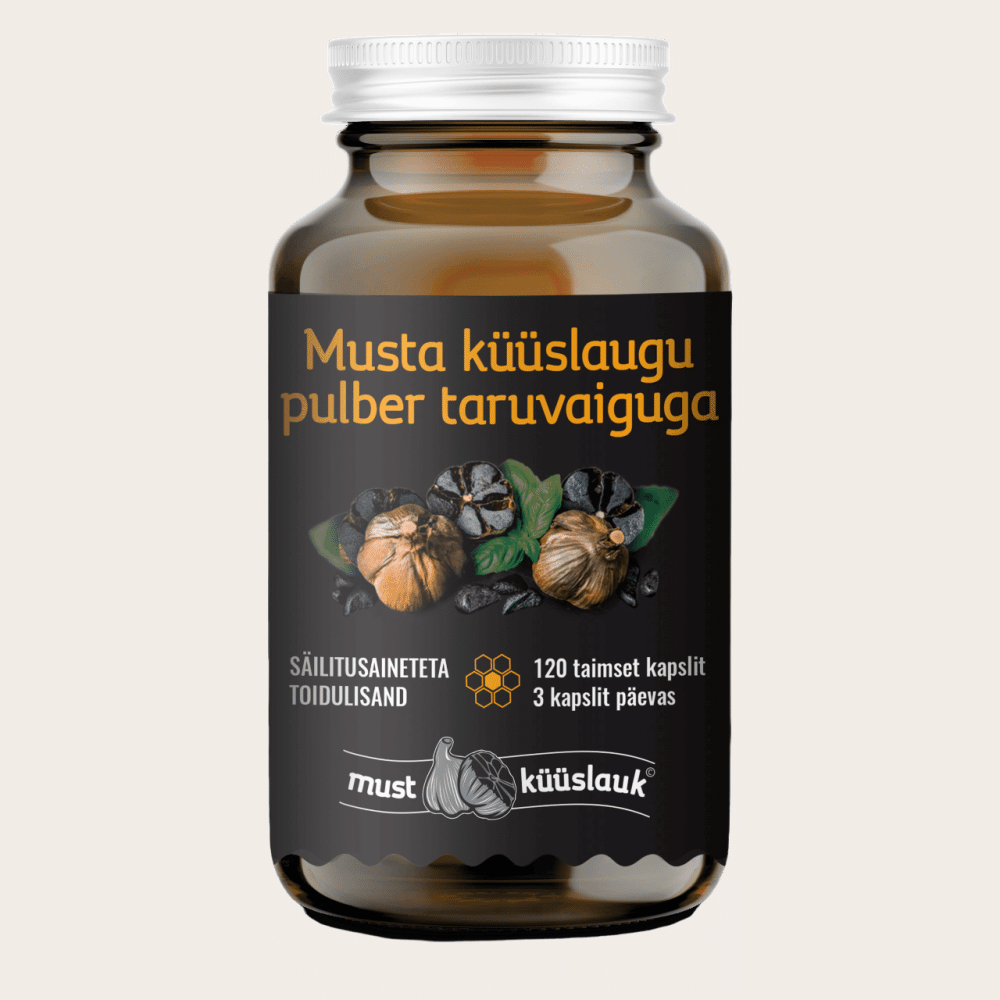 Must Umami Musta Küüslaugu ja taruvaigu kapslid, 120tk