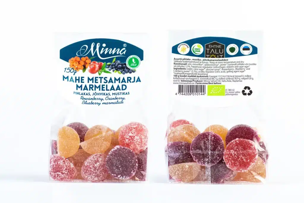 Minna Mahe metsamarja marmelaad 150g