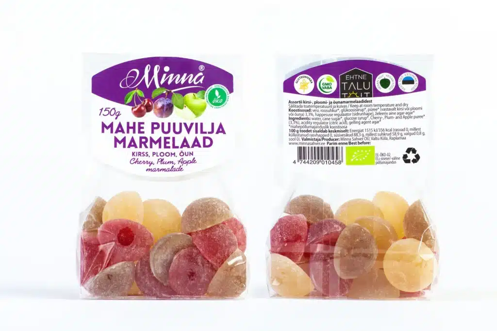 Minna Mahe puuvilja marmelaad 150g