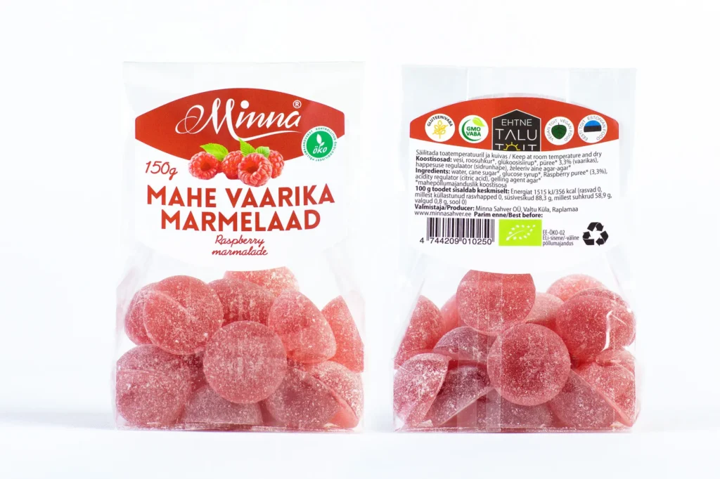 Minna Mahe vaarika marmelaad 150g